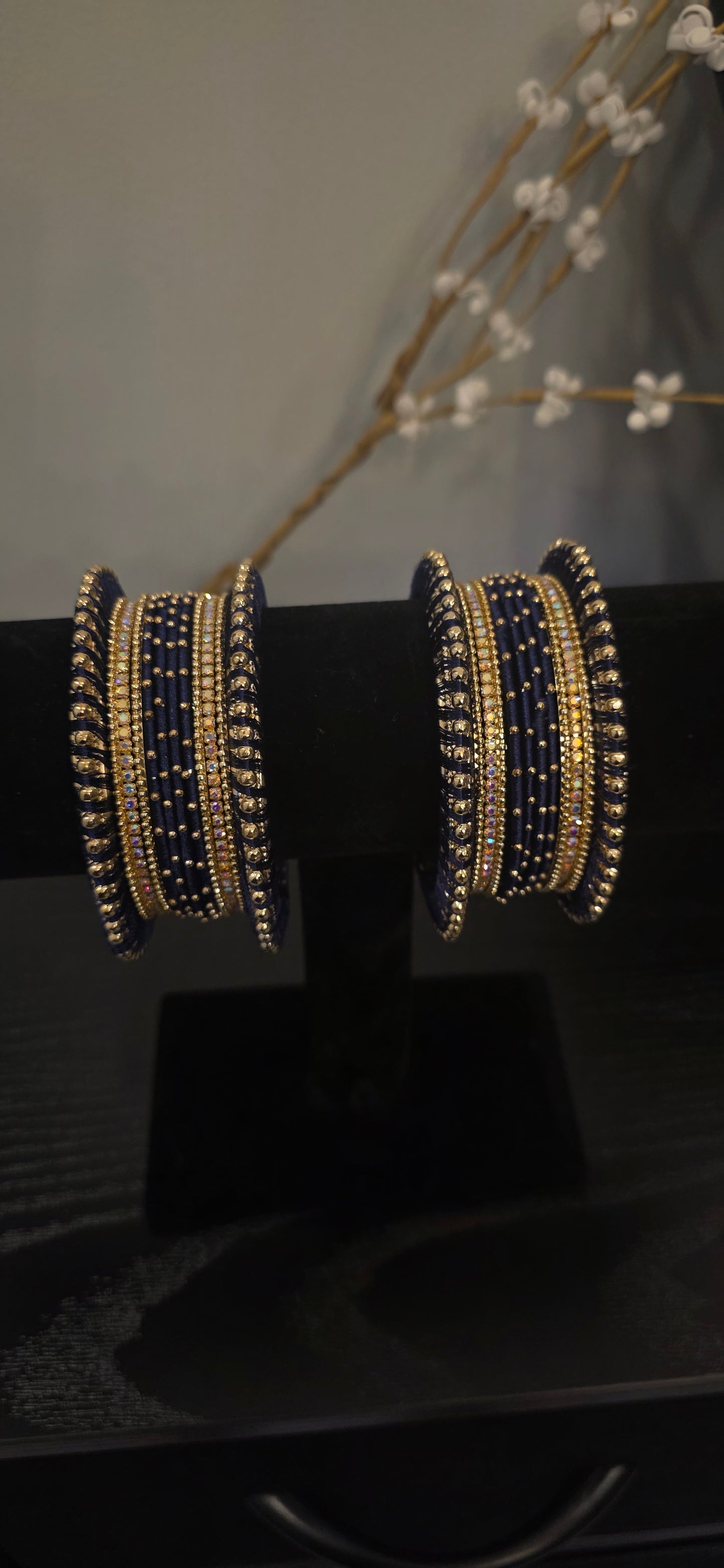 Midnight Royale Bangle Stack
