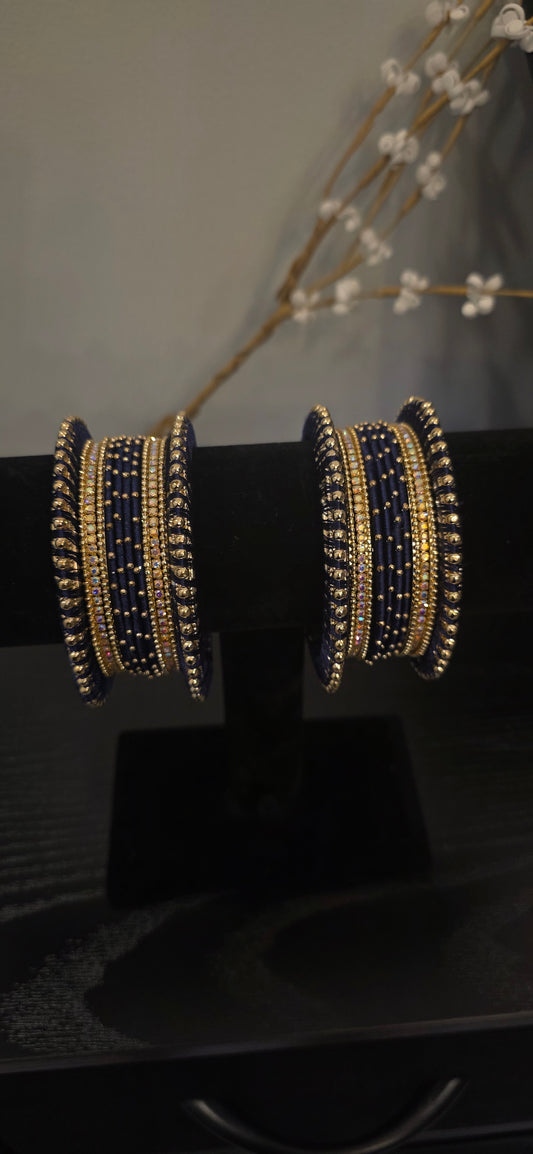 Midnight Royale Bangle Stack