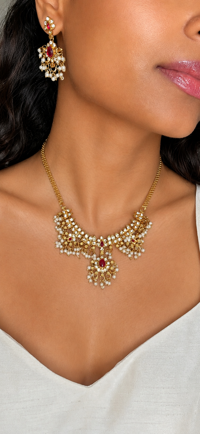 Mahal Pearl Set