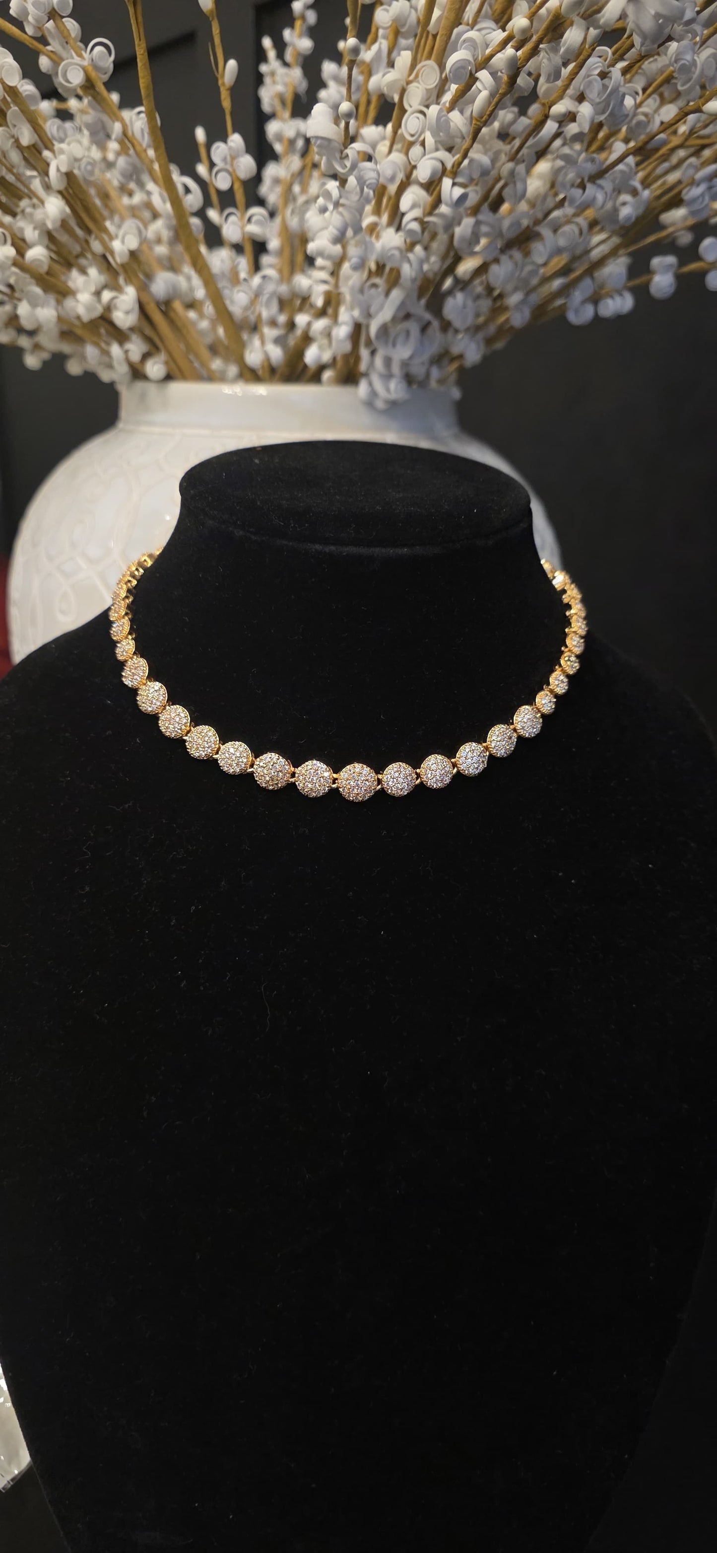 Diamond Glow Orb Necklace