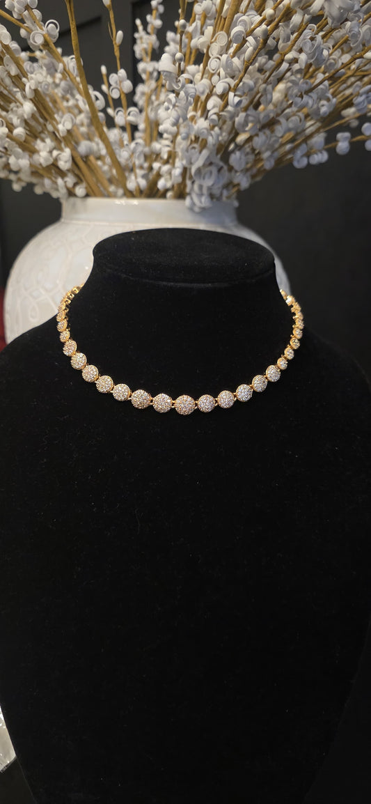 Diamond Glow Orb Necklace