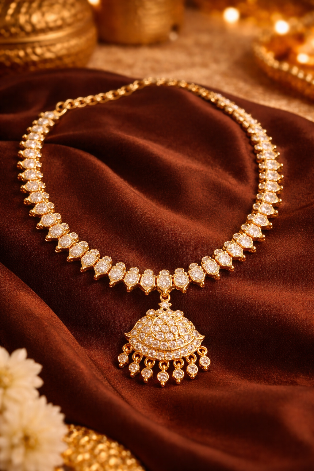 Swarna Chandrika Pendant Set