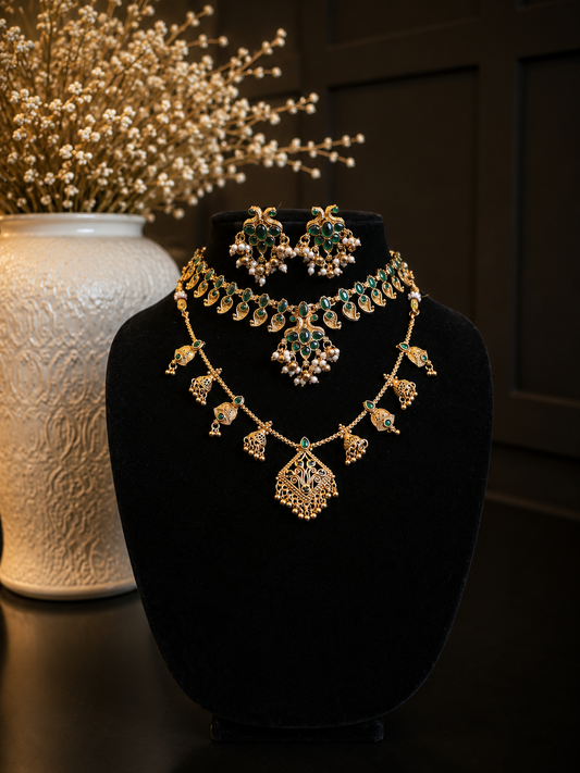 Emerald Peacock Heritage Set