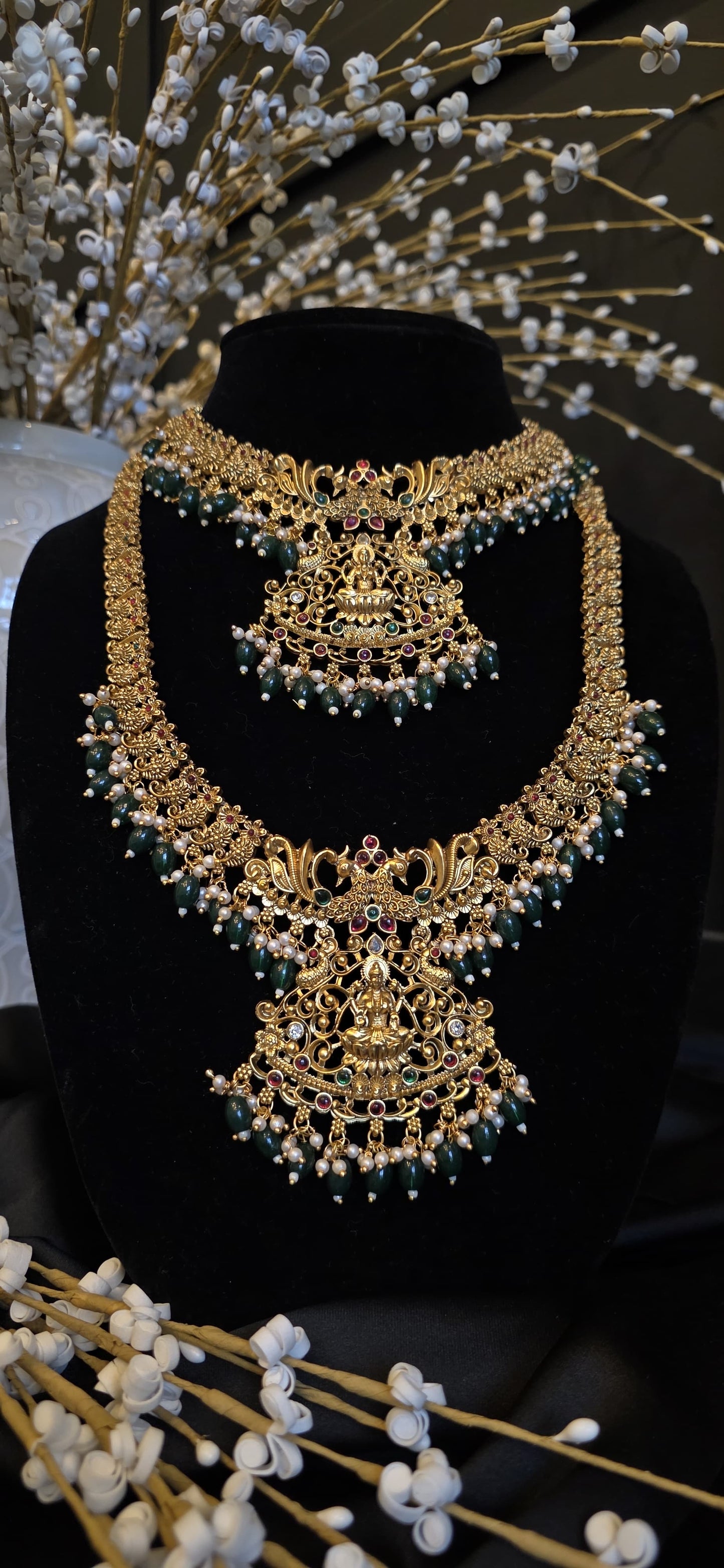 Set of 2 antique necklace