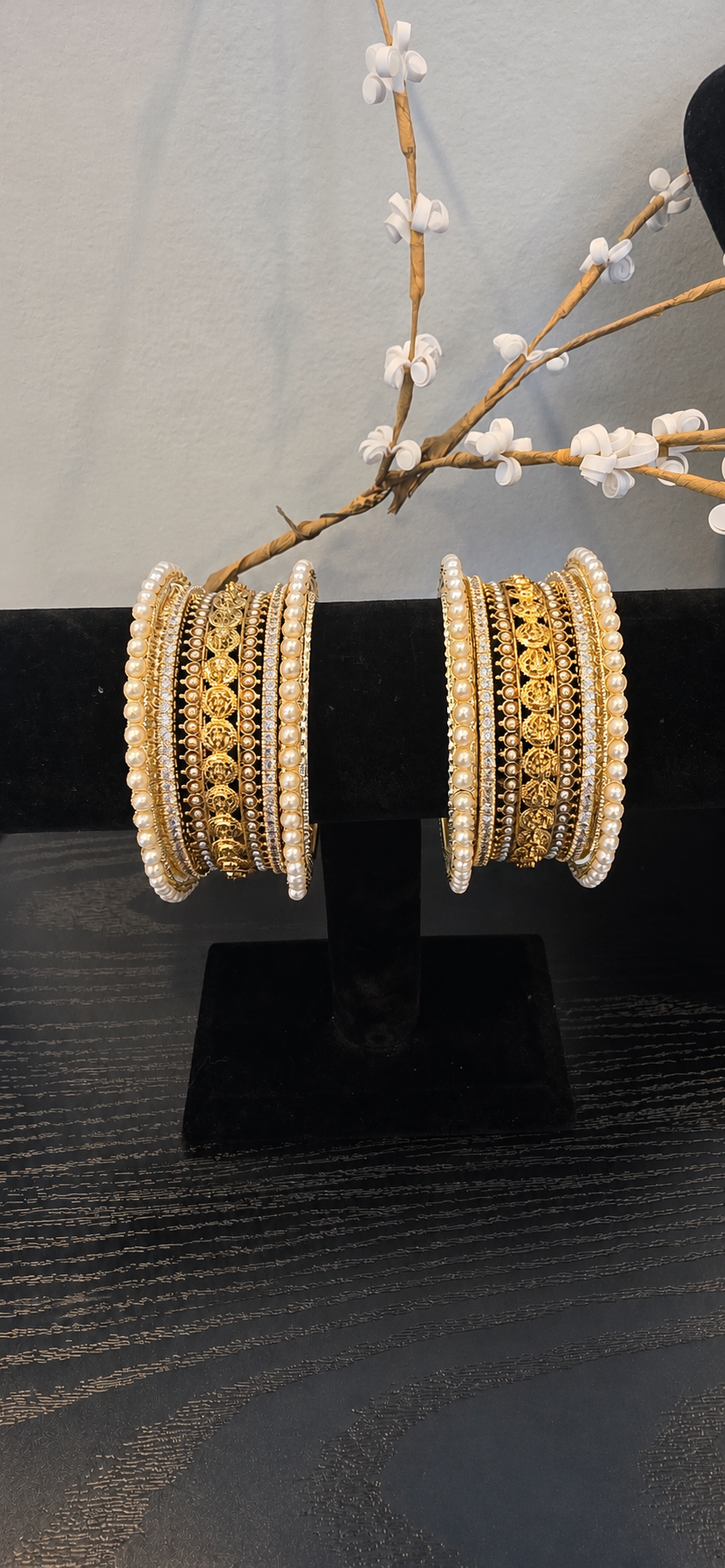 Pearl Royale Bridal Bangle Set